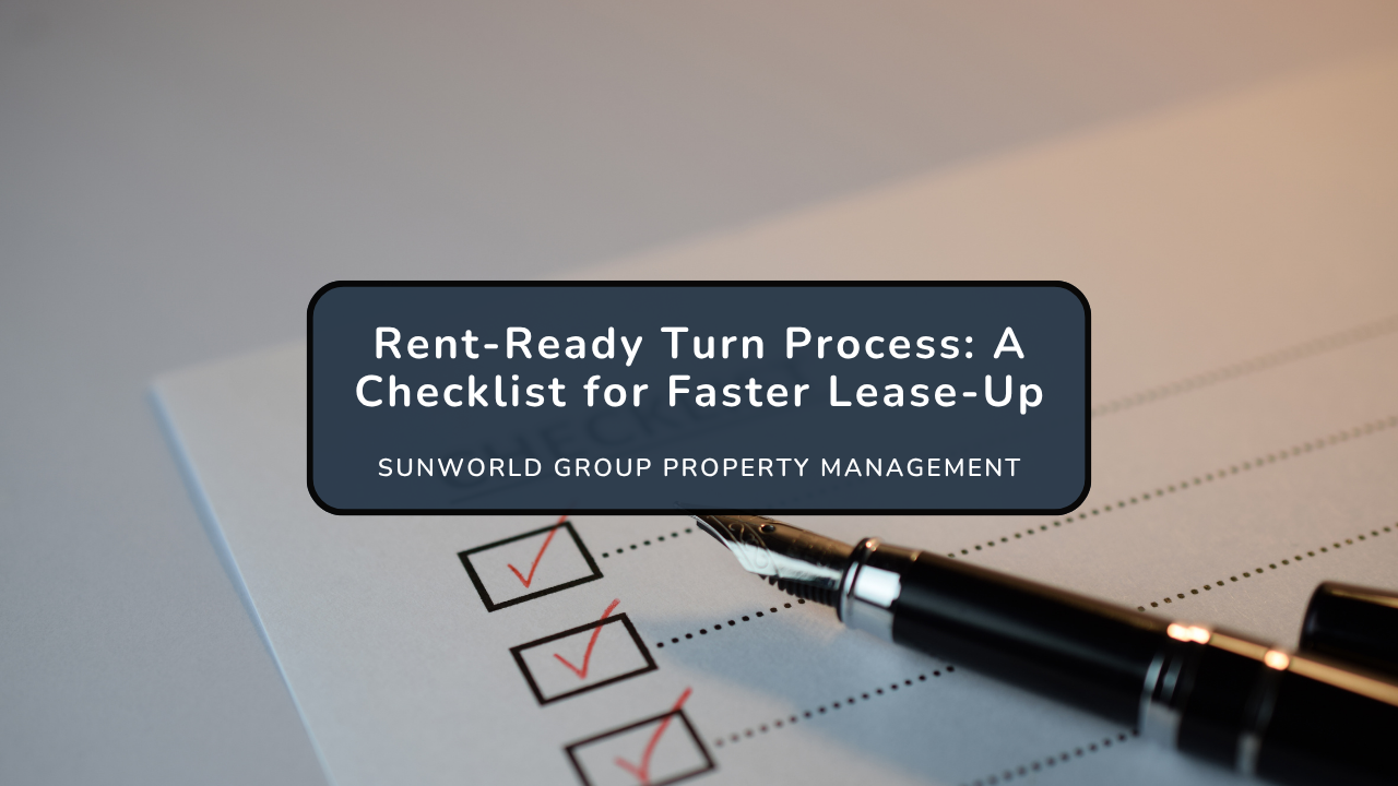 Rent-Ready Turn Process: A Checklist for Faster Lease-Up